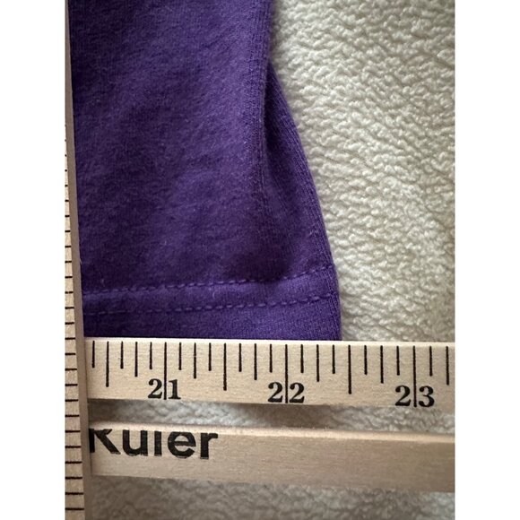 NFL Team Apparel Vikings Adrian Peterson Men's XL Purple Long Sleeve T-Shirt Tee - Picture 6 of 10